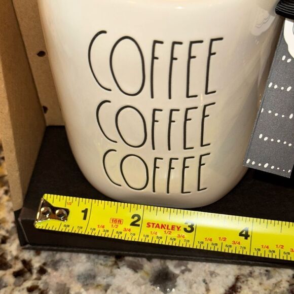 Rae Dunn Artisan COFFEE-MILK 19.5 Oz 12oz mugs 
NIB - Picture 5 of 8